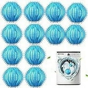 12 Pieces Pet Hair Remover for Laundry Dryer Laundry Balls Reusable , Lint Catcher for Washing Machine, Pet Dog Cat Hair Catcher Hair Remover for Laundry